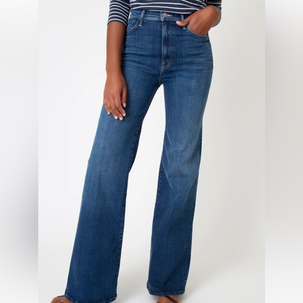 NWOT Mother Jeans High Roller Heel Jeans in High Fidelity size 29